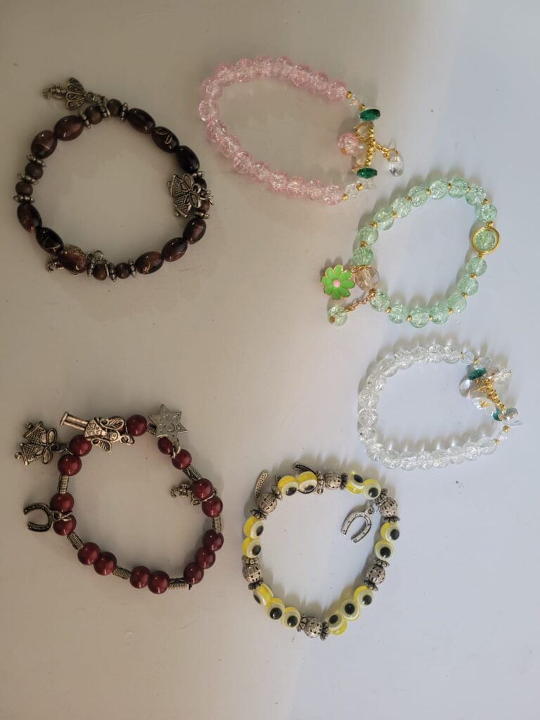 Colourful handcrafted Beaded Quill product